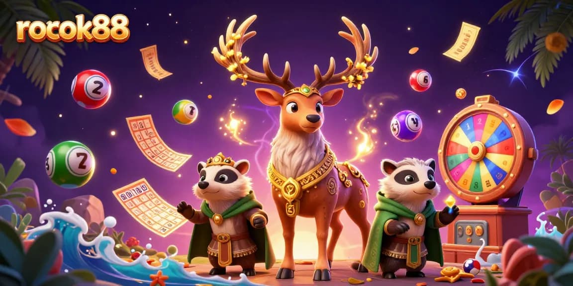 Engage in exciting gameplay at rokok88 with vibrant lottery balls, dynamic spirit lights, and magical elements.