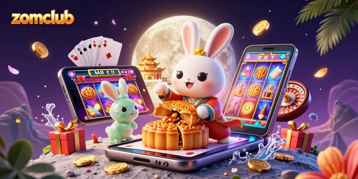 Enjoy thrilling gaming at zomclub, featuring a vibrant casino scene with engaging characters and dynamic game elements.