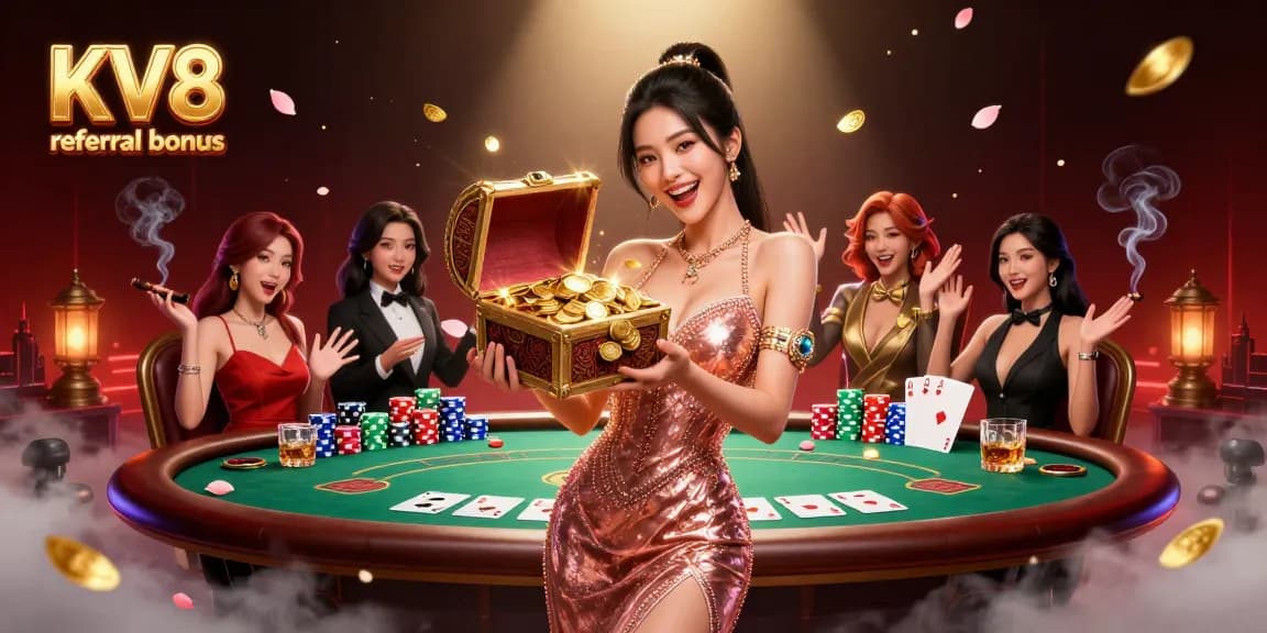 Join the excitement with the KV8 referral bonus and win big while playing at the online casino.