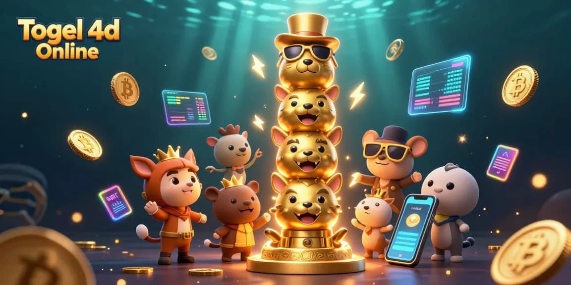 Engage with the exciting world of Togel 4d Online through vibrant illustrations and dynamic gameplay.