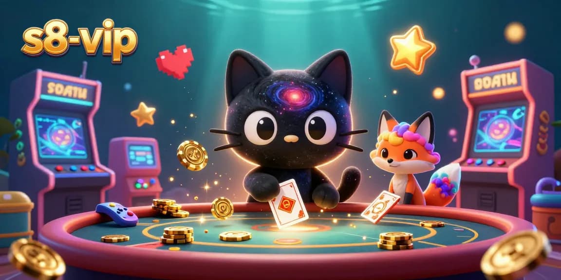 Engage in thrilling gameplay at s8-vip with vibrant casino characters and colorful game elements!