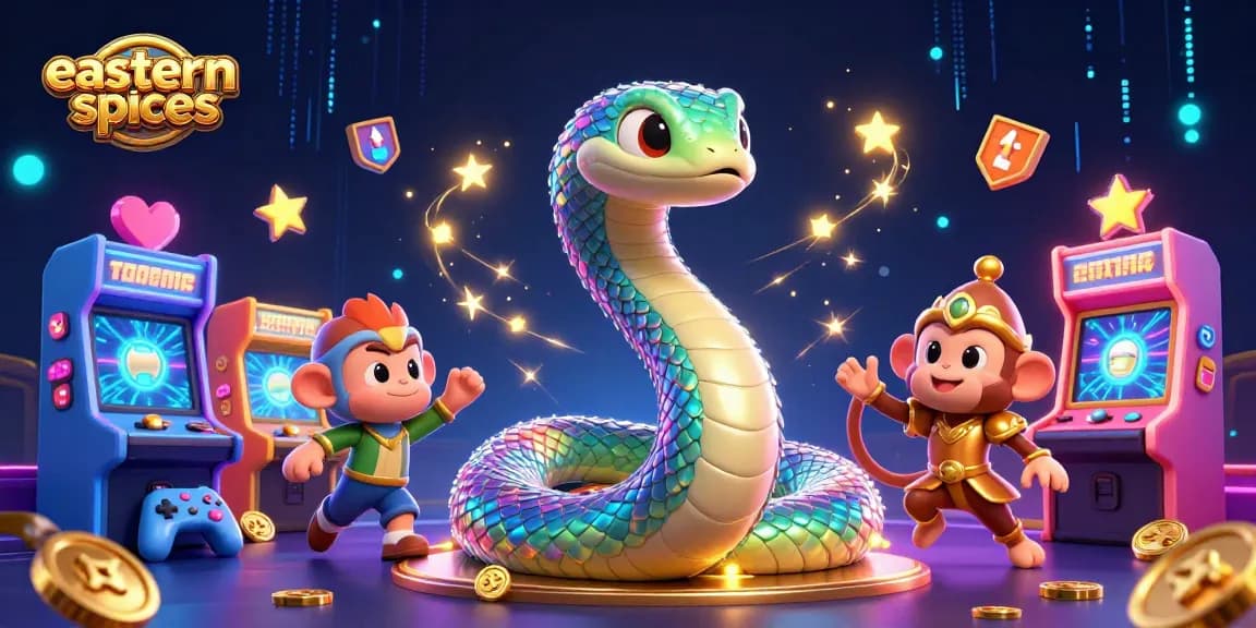 Experience thrilling gameplay at easternspices with vibrant casino elements and dynamic characters.
