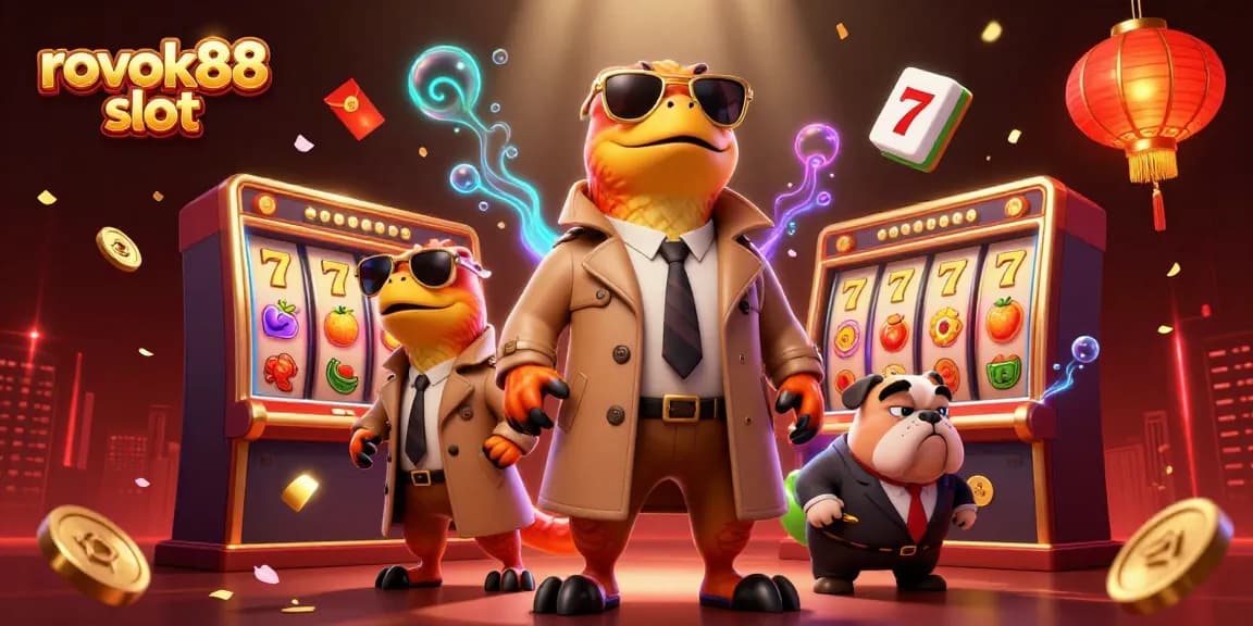 Rotate reels and win at rokok88 slot with cartoon raptors sneaking into the casino.