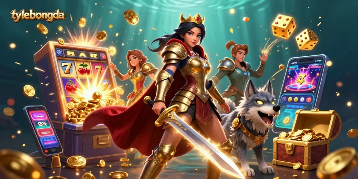 Experience thrilling gameplay with Tylebongda's vibrant betting scene featuring jackpot slots and dynamic elements.