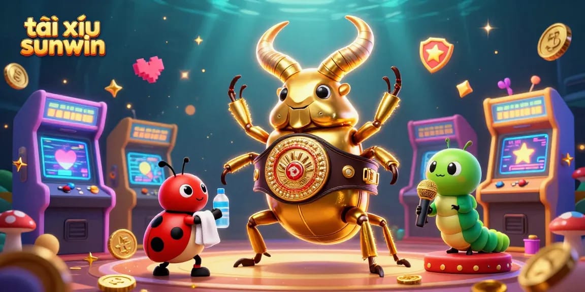 Engage in thrilling tài xỉu sunwin gameplay with energetic characters and vibrant gaming elements.