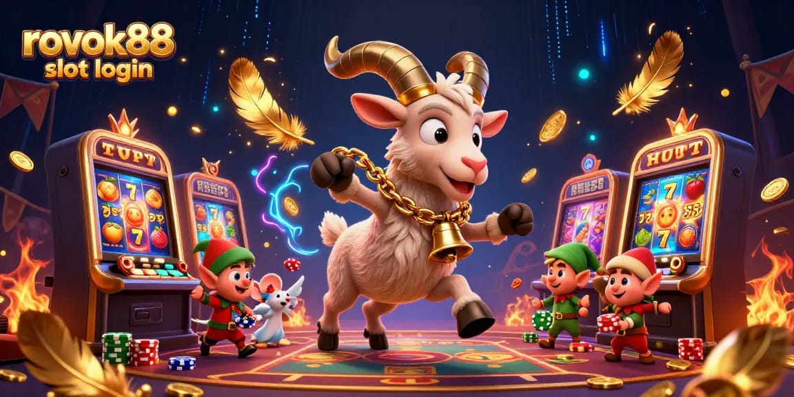 Experience exciting gameplay at rokok88 slot login with fun characters and vibrant slot machines.