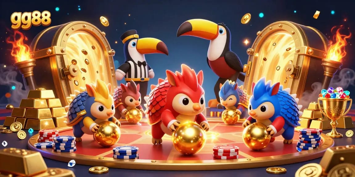Experience excitement at gg88 as rival pangolins bowl through poker chips with dazzling treasures.