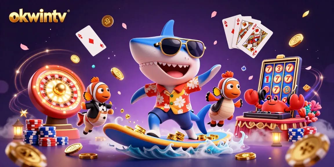 Experience thrilling gameplay with okwintv as colorful coins cascade, enhancing the online betting adventure.