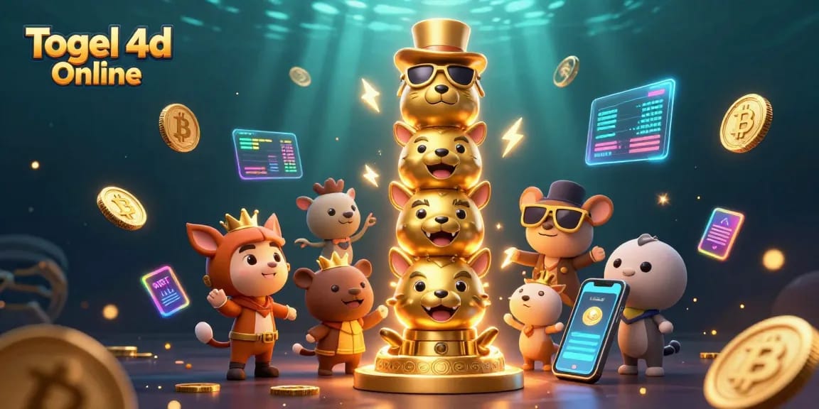Engage with the exciting world of Togel 4d Online through vibrant illustrations and dynamic gameplay.