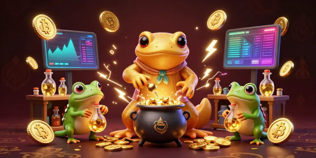 Tham gia hi88 đăng nhập với hình ảnh sôi động của alchemist và tiền mã hóa trong báo cáo casino.