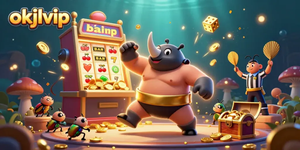 Express your playstyle with okjlvip as a sumo champion beetle reigns over slots, coins, and surprises!