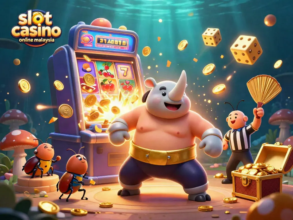 Experience the excitement of slot casino online Malaysia with colorful animations and features.