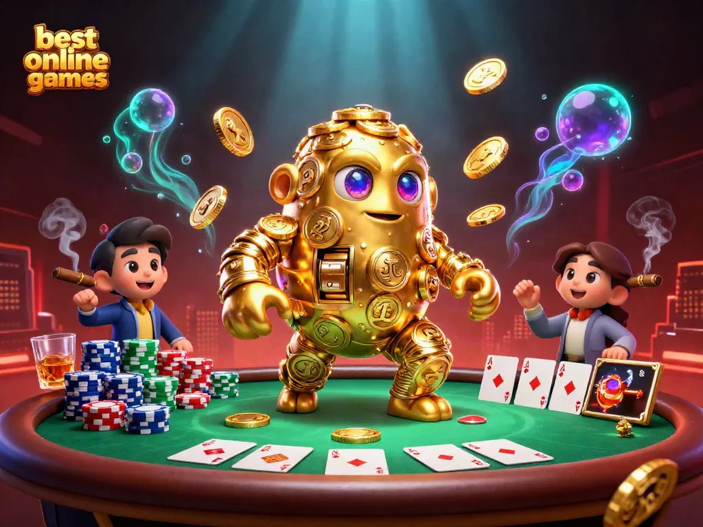Experience the best online casino games with dynamic characters and vibrant gaming elements.