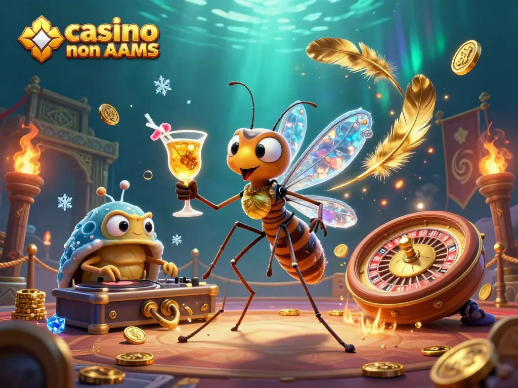 I casino online non AAMS offrono un'esperienza di gioco unica con attrazioni miste come un granchio d'oro e un DJ trilobita.