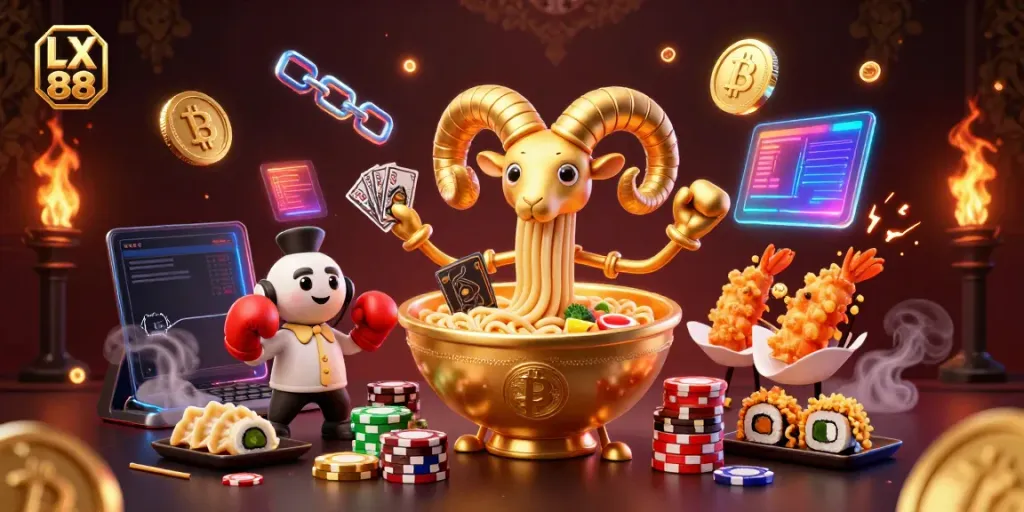 Experience thrill and excitement at LX 88 with vibrant casino characters and dynamic actions.