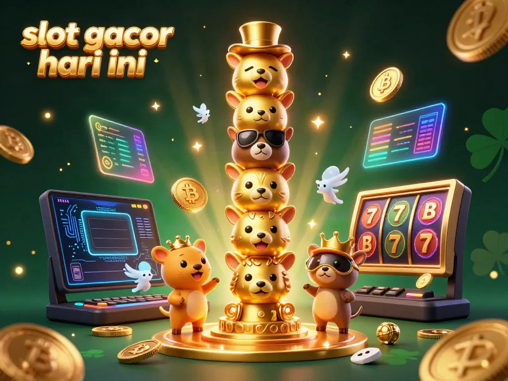Experience the excitement with slot gacor hari ini, featuring colorful characters and dynamic casino elements.