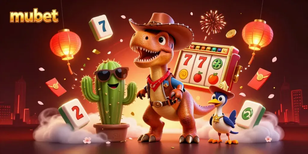 Engage in thrilling action with mubet featuring vibrant 3D characters and dynamic casino elements.
