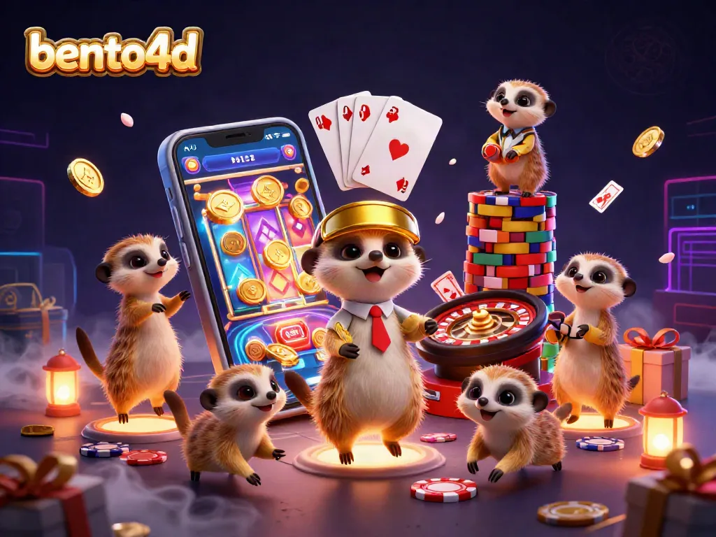 Engage in thrilling bento4d experiences with meerkats leading an energetic casino adventure.