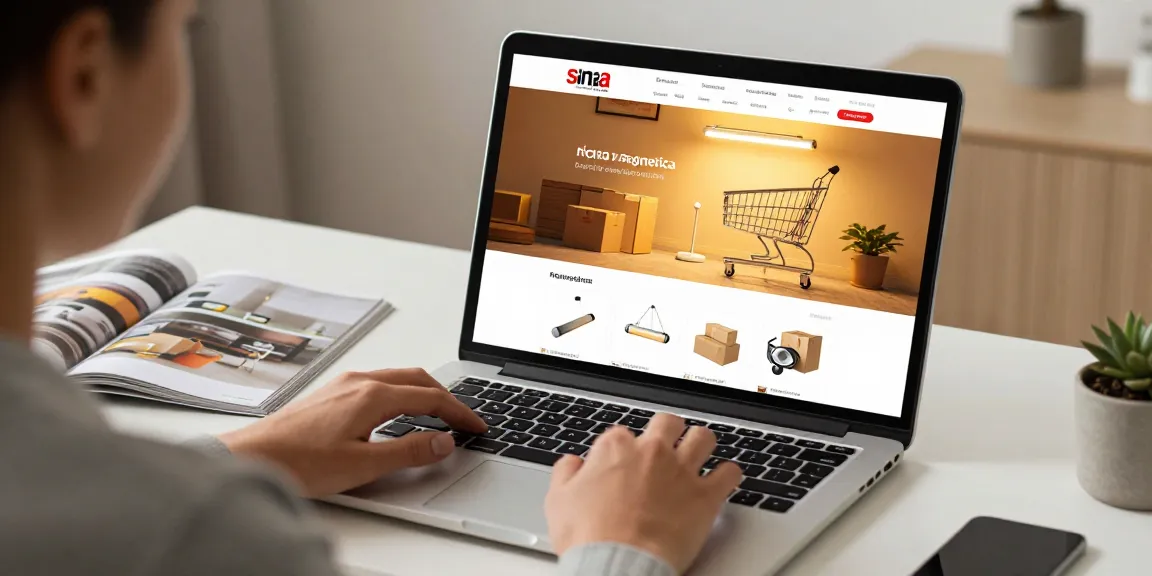 Sina magnetica lighting showcased in online shopping platform, premium e-commerce deals and reviews for buyers.