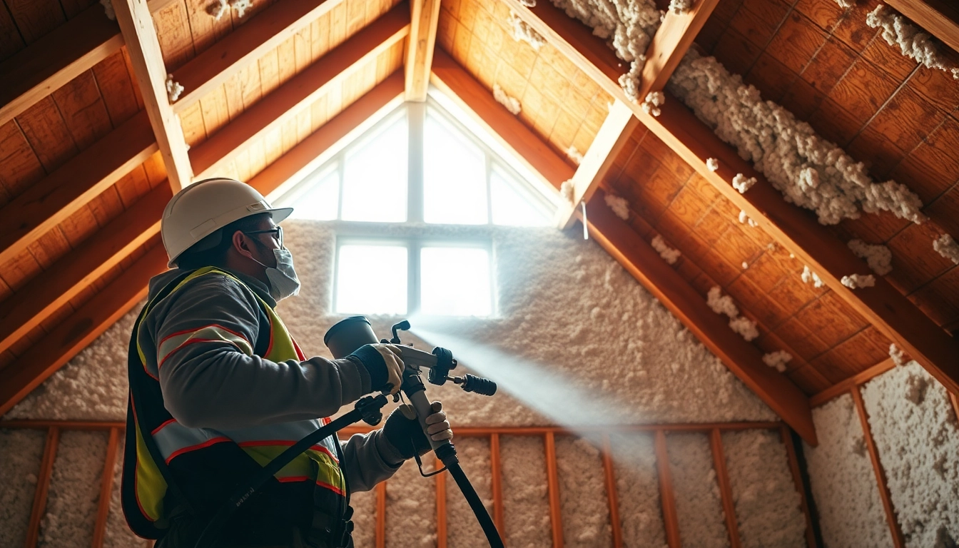 Evaluating whether is spray foam insulation bad for homes during a professional installation.