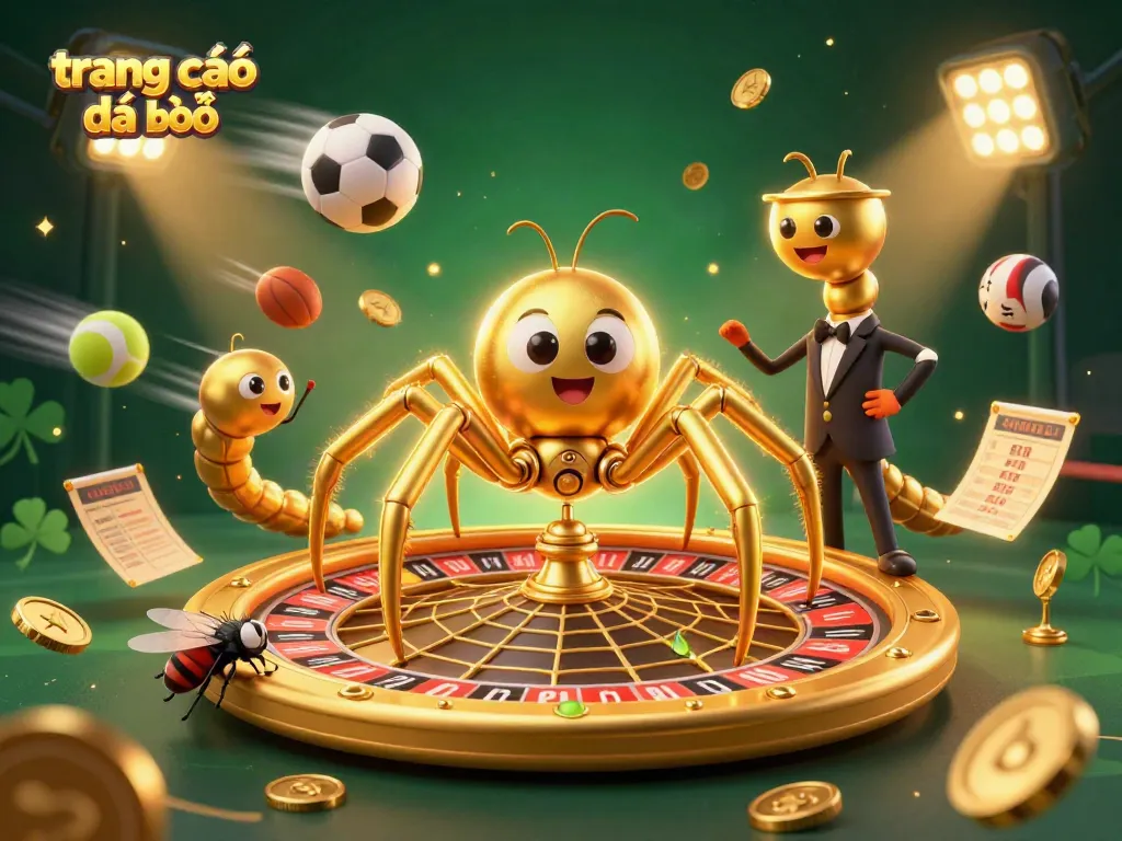Trải nghiệm trang cá độ đá bóng với hình ảnh đầy màu sắc của quả bóng, tỷ lệ cược và cúp vàng.