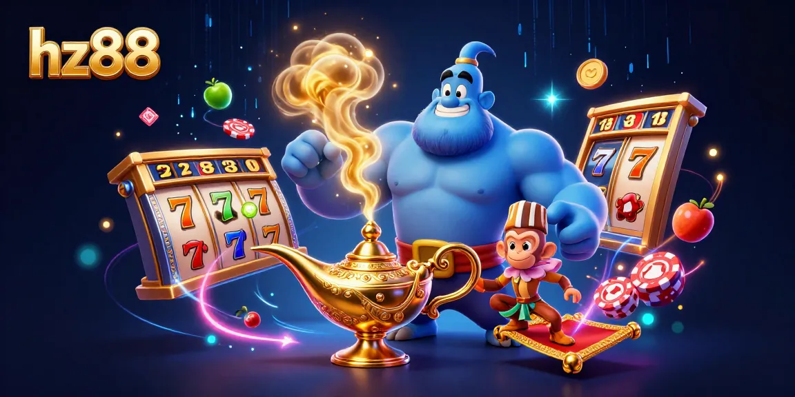 Experience the excitement of slot gaming at hz88 with vibrant 3D characters and electrifying elements